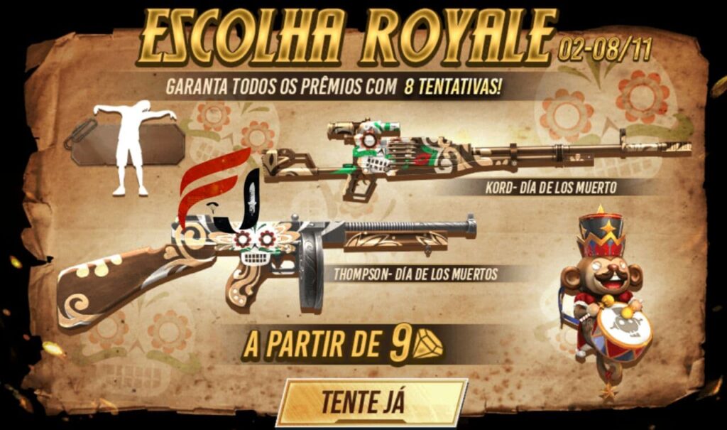 CONFIRA O PRÓXIMO ESCOLHA ROYALE freefirejornal