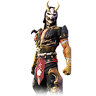 Conjunto Samurai Dourado