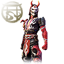 Conjunto Samurai Sangrento