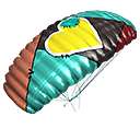 Paraquedas - Xadrez do Arraiá