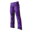 Pantalones de Cuero Morado