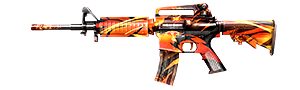 M4A1 - Flaming Wolf