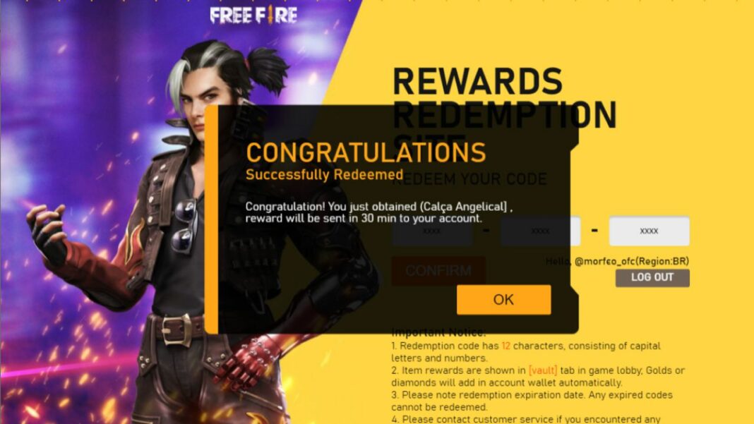 gerador de código free fire