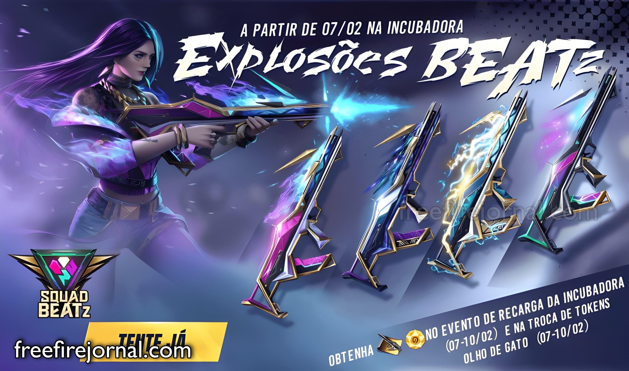 Free Fire: evento para chamar o amigo de volta chega com Squad Beatz