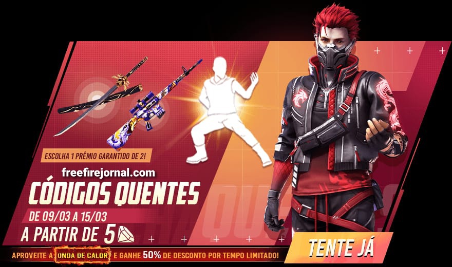 Garena Free Fire - ﻿Esse é pra ser o brabo da partida viu? 💀 ﻿Conjunto  Micli te espera no Códigos Quentes! 🔥