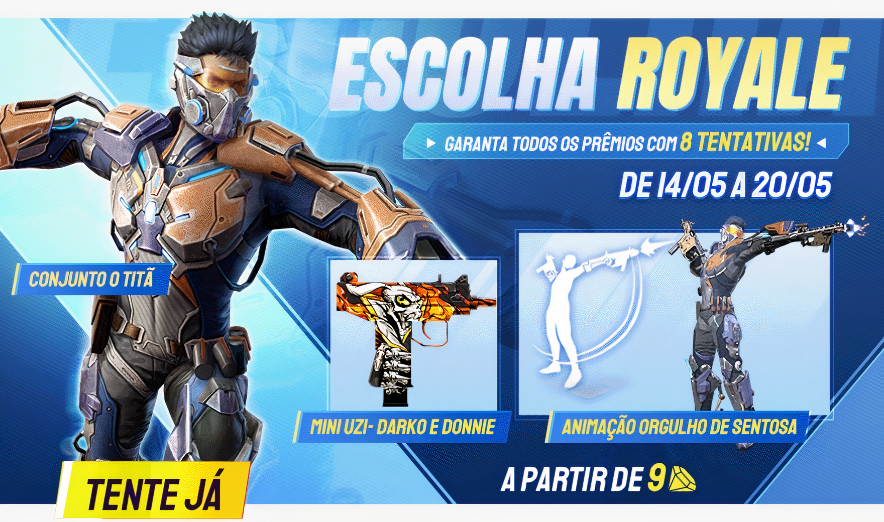 codiguin ff 2023 infinito dia 14 de junho