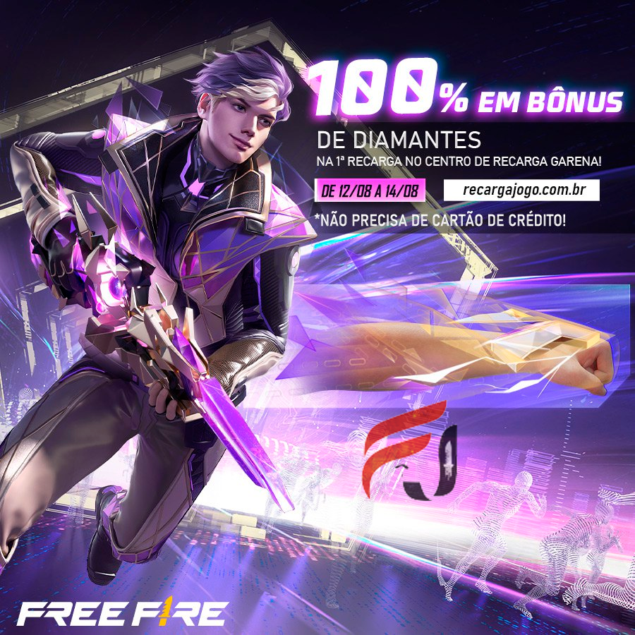 Free Fire: evento de recarga de diamantes dá bônus de até 100%, free fire