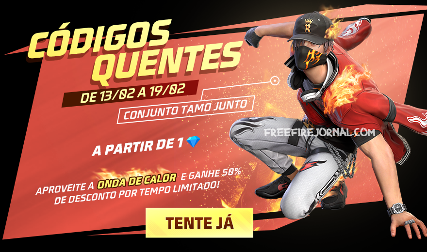 Codiguin Free Fire: confira hoje, os códigos para serem usados