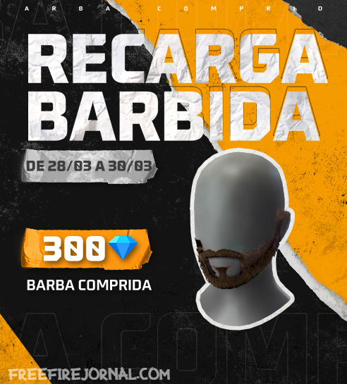 PRÓXIMO EVENTO DE RECARGA FREE FIRE, CONFIRA! 