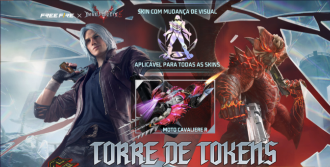 Mundial de Free Fire: Torre de Tokens inclui pacote temático