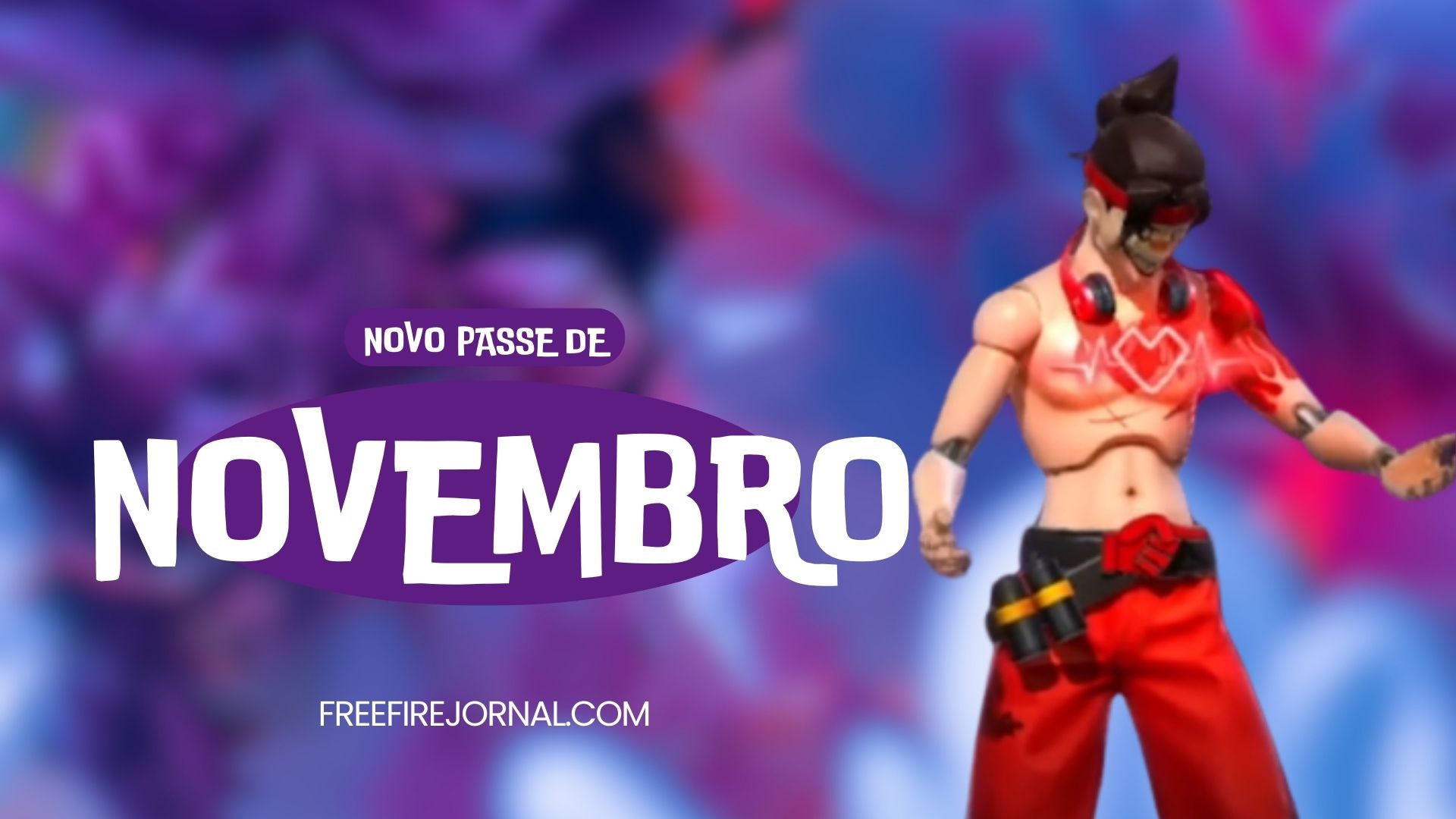 Free Fire: Passe de Novembro de 2023 Skins, armas, emotes e muito