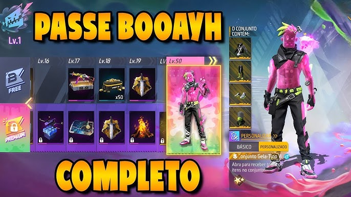 CODIGUIN FREE FIRE PASSE BOOYAH DE SETEMBRO, SAIBA MAIS