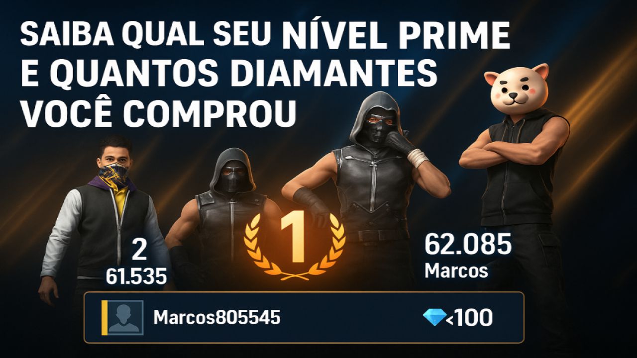 Discover Your Prime Level in Free Fire and How Many Diamonds You’ve Purchased