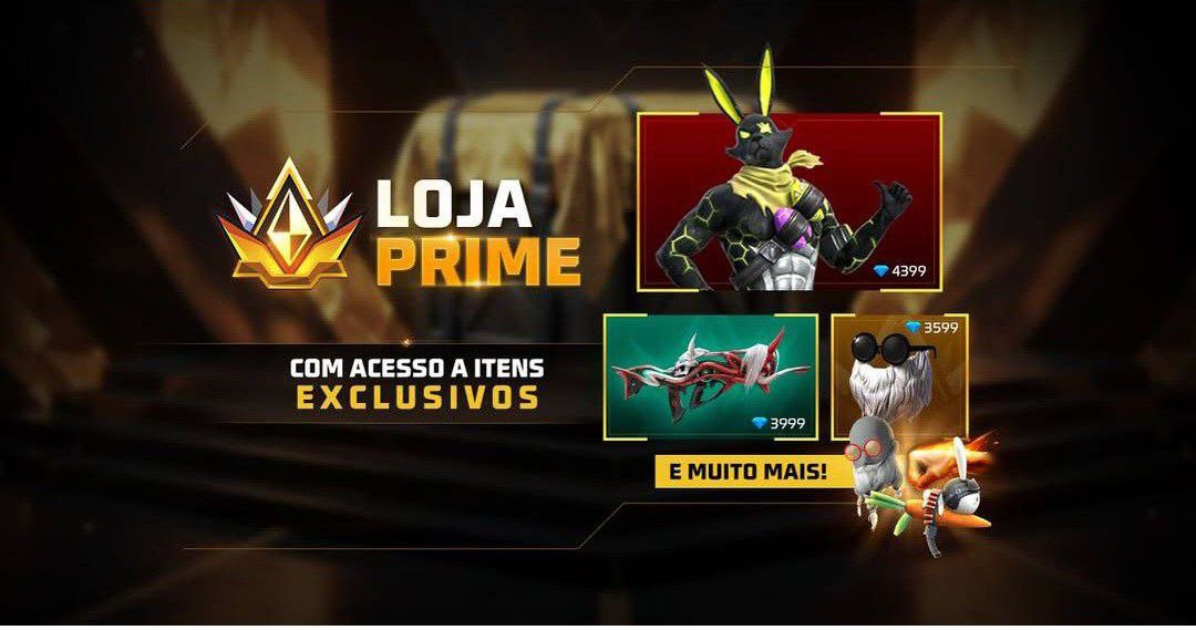 Free Fire Prime Store: Unlock OLD MAN’S BEARD, Diamonds e More