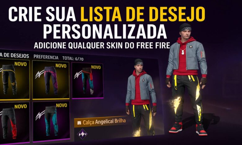 Adicione Qualquer Skin Na Sua Lista de Desejo no Free Fire