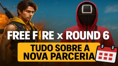 parceria free fire x round 6