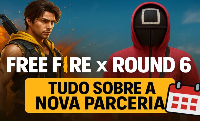 parceria free fire x round 6