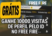 ganhe visistas no perfil free fire