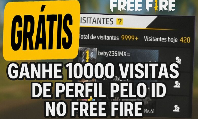 ganhe visistas no perfil free fire