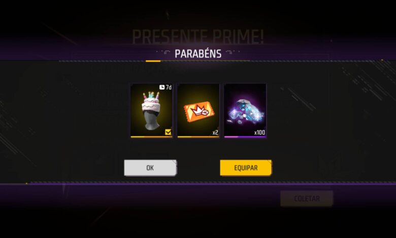 100 diamantes free fire resgate agora