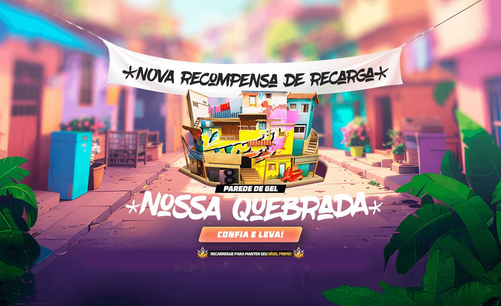 Como Ganhar a Parede de Gelo Nossa Quebrada no Evento de Recarga em 08/07/2025