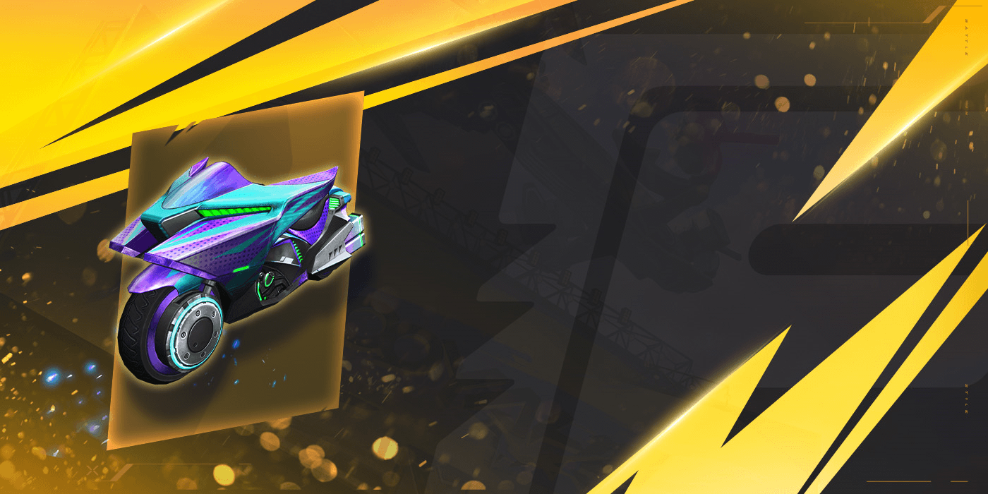 Imagem promocional do evento 'Apoia a tua Squad' em Free Fire, destacando como obter a skin de veículo da moto FFWS 2025 Spring. A moto está em destaque, com um design vibrante e detalhado, refletindo a temática da primavera. Ao fundo, vemos personagens do jogo em ação, com cenários coloridos que aumentam o apelo visual. A imagem transmite energia e entusiasmo, incentivando os jogadores a participarem do evento para personalizar seus veículos no jogo.
