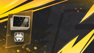 Imagem promocional do evento EWC (Esports World Cup) no Free Fire. No centro, destacam-se os logos do Free Fire e do EWC, cer