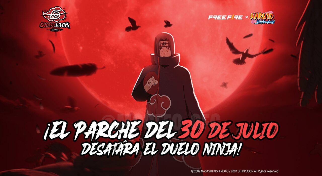 Imagem promocional do evento 'Inicia Sesion' em Free Fire, destacando a obtenção da skin MP40 Final Shot e o tema Infinite