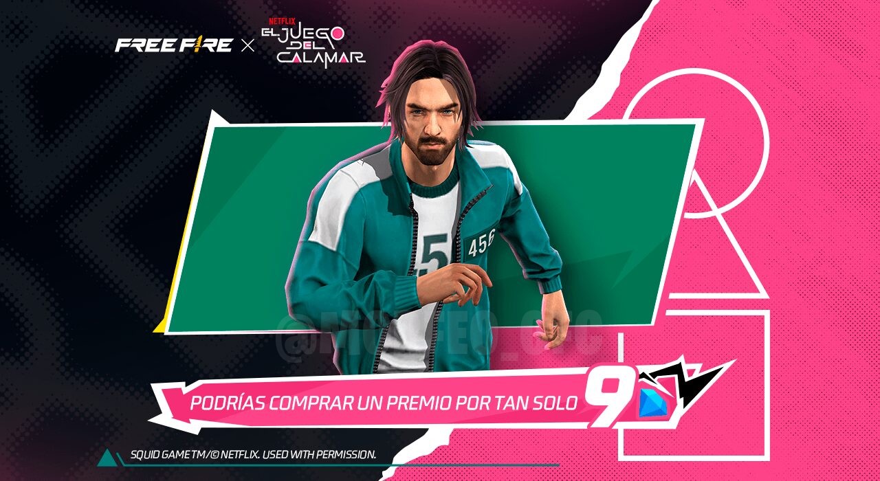 Imagem destacando a nova Roda da Sorte em Free Fire. No centro, vemos o ícone da Roda da Sorte com cores vibrantes e brilhan