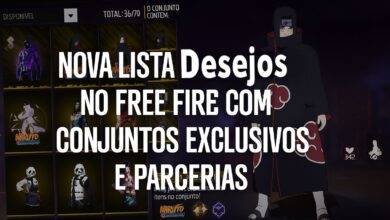 nova lista de desejos free fire da atualizaçao OB50