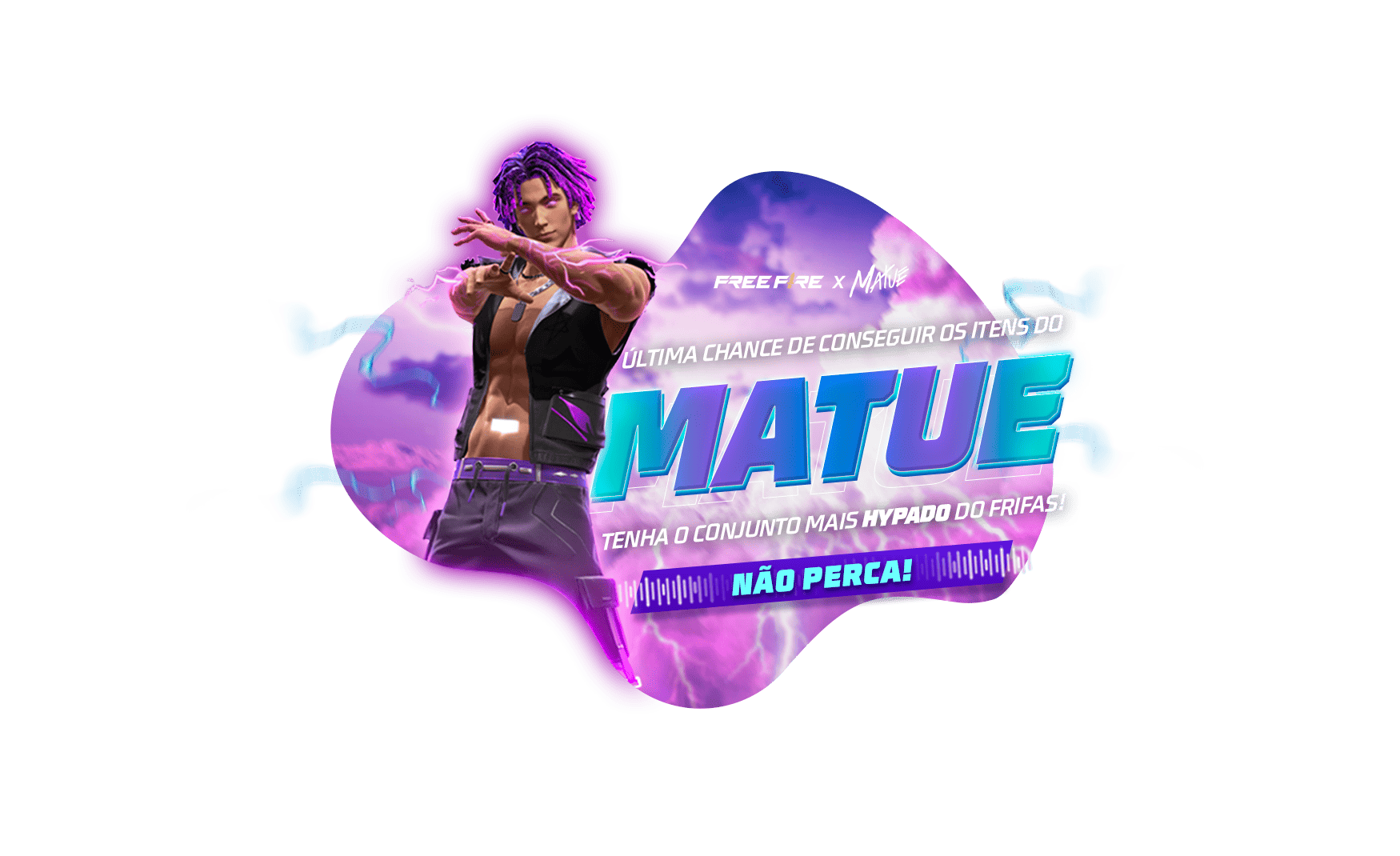 Imagem promocional do novo Token Royale no Free Fire, destacando como obter o conjunto 'Estilo 085' e o emote 'Acende o Drop'. A imagem apresenta um personagem em destaque usando o conjunto Estilo 085, que possui um design moderno e vibrante, com cores predominantes em tons de azul e laranja. Ao lado do personagem, há uma interface do Token Royale, onde é possível ver a roda de sorteio e o emote 'Acende o Drop' em ação, com uma animação de chamas ao redor do personagem.