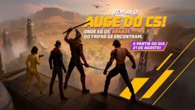 imagem mostra jogadores se preparando pro AUGE DO CS!