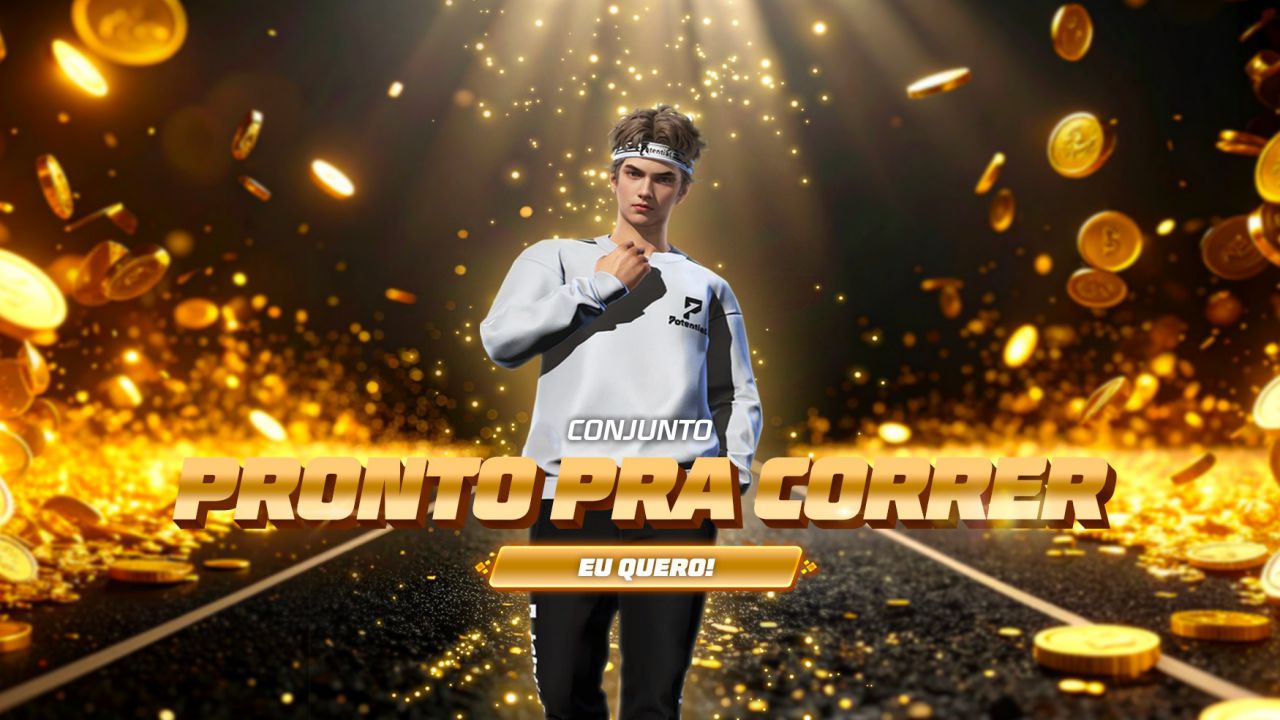 Free Fire: Como Conseguir o Conjunto Pronto Pra Correr no Escolha Royale