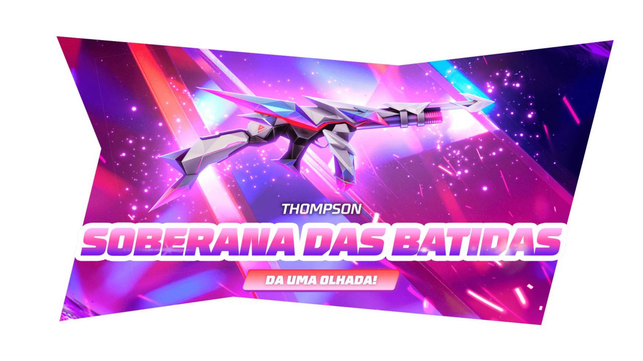 Como Conseguir a Thompson Soberana das Batidas no Escolha Royale do Free Fire!