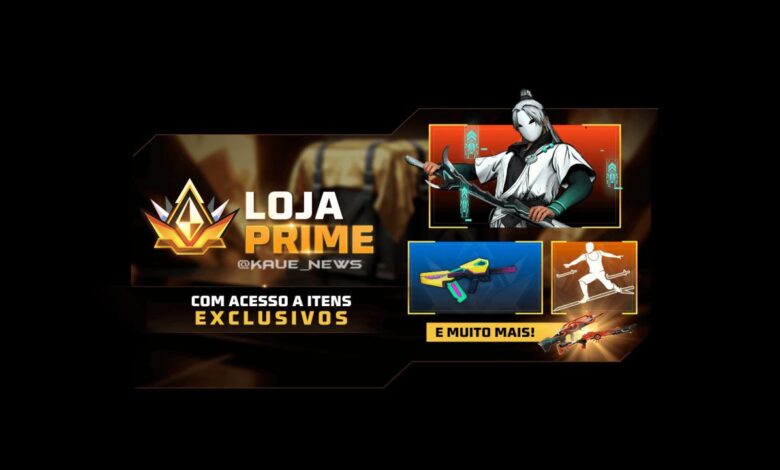 Loja Prime de Novembro 2025 free fire