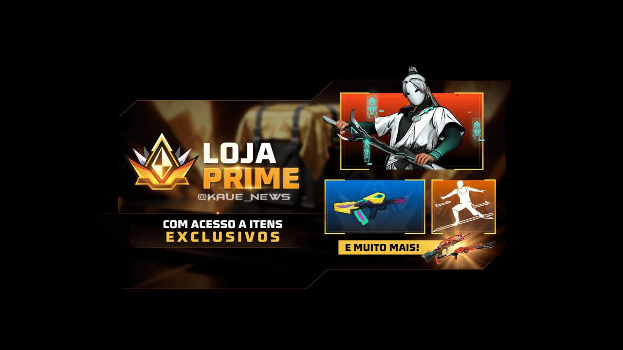 Confira os Novos Itens da Loja Prime Free Fire de Novembro