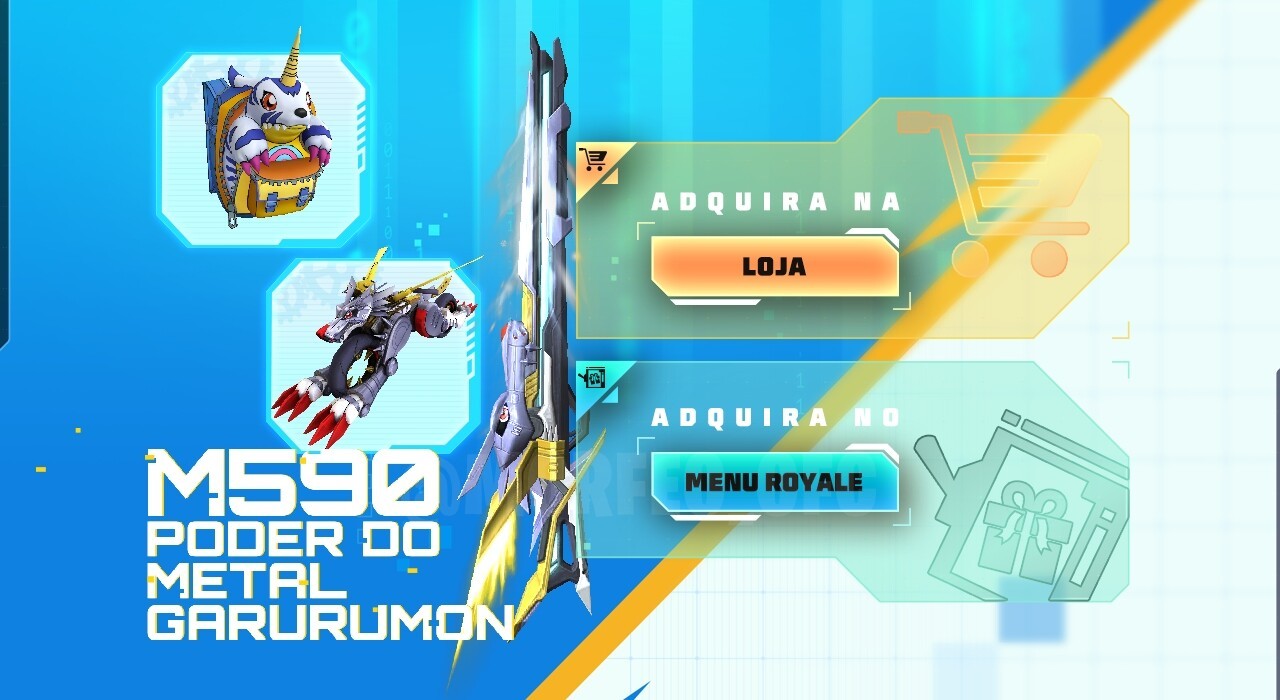 Free Fire: Como Conseguir Skin M590 e Mochila no TOKEN ROYALE