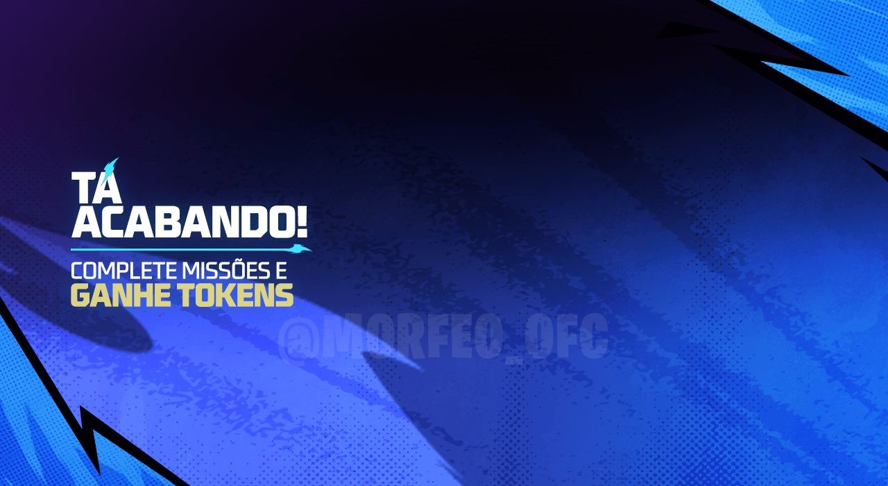 Imagem promocional do evento especial de Jujutsu Kaisen no Free Fire. No centro, destaca-se a skin da arma M24, chamada 'Assa