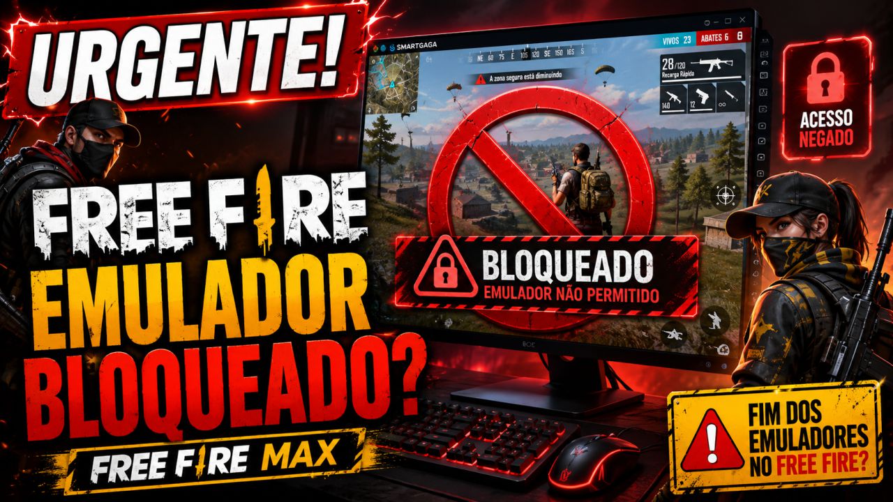 URGENTE: Garena pode ter bloqueado emuladores no Free Fire e Free Fire MAX