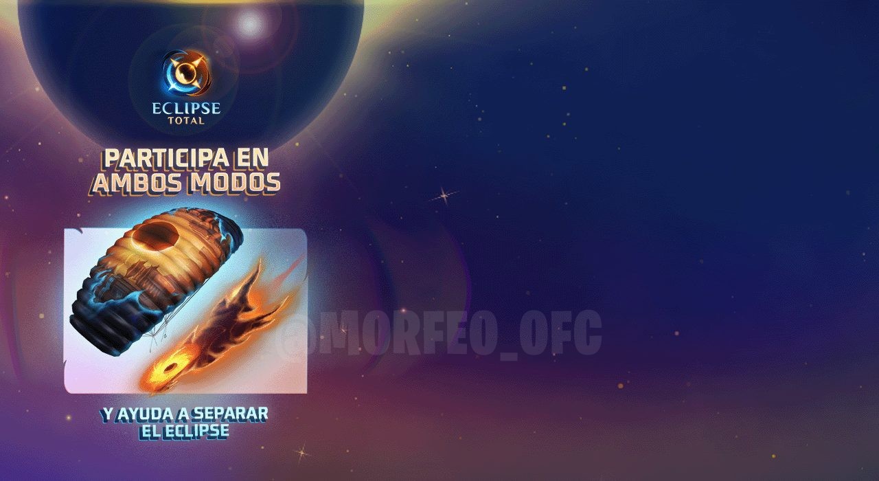 A imagem promove o evento 'El Fin' no Free Fire, destacando o paraquedas exclusivo 'Velo Solar'. O visual mostra um paraqueda
