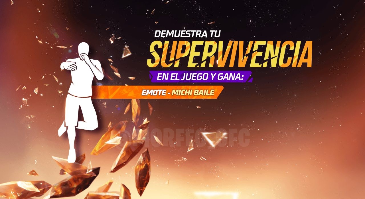 Esta imagem destaca o evento Baile Buceo no Free Fire, com personagens em trajes de mergulho coloridos dançando em um cenár