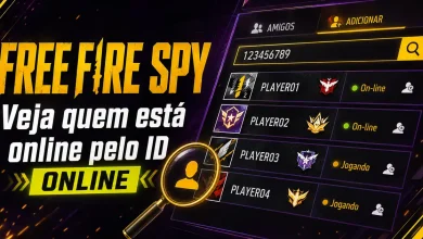 Free Fire Spy para verificar jogador online pelo ID